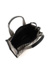 MARC JACOBS MONOGRAM TOTE BAG - BLACK