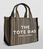 MARC JACOBS MONOGRAM TOTE BAG - BROWN