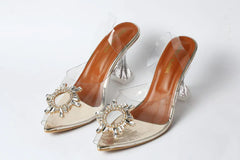 CINDERELLA TRANSPARENT HEELS
