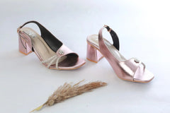 ZARA FANCY BLOCK-HEEL (PEACH)