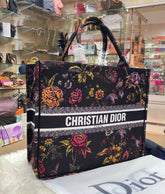 BOOK TOTE BAG - MULTI FLOWER