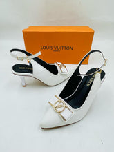 LOUIS VUITTON Slingback Heels - White