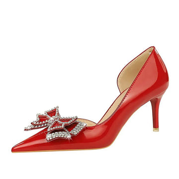 Imported Pointed Toe Court Shoes