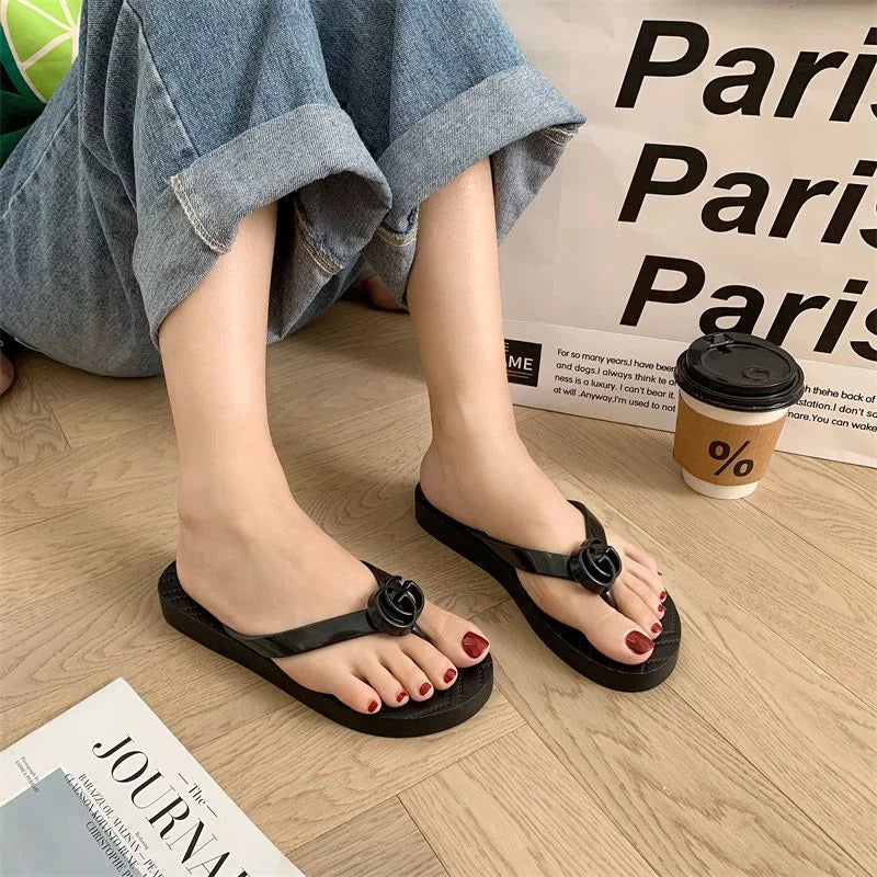 GG FLIP FLOPS - BLACK