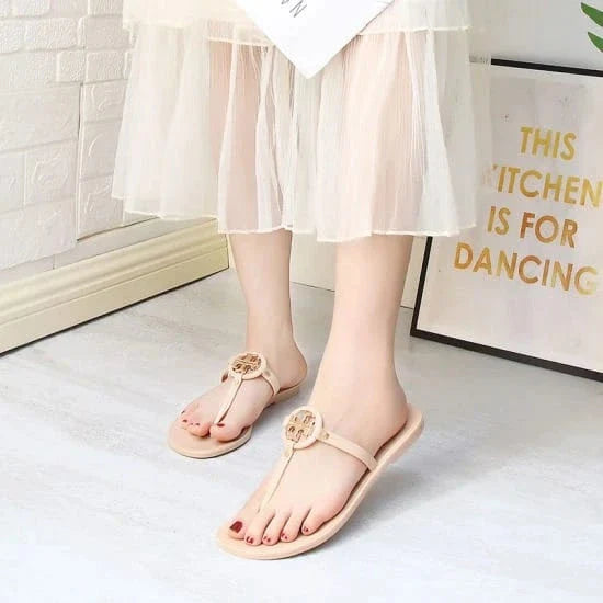 TB JELLY SLIPPERS - BLUE