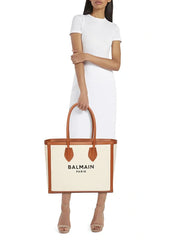 BALMAIN B-ARMY TOTE BAG - BEIGE
