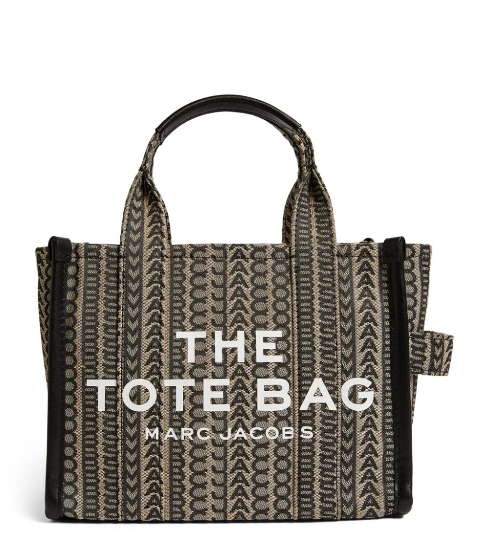 MARC JACOBS MONOGRAM TOTE BAG - BROWN