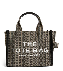 MARC JACOBS MONOGRAM TOTE BAG - BROWN