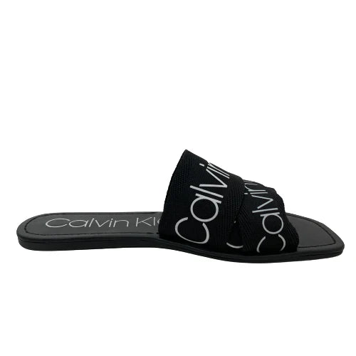 CK 'BAINY' LOGO SLIDES - BLACK