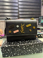 YSL CROSS BODY *YSL* 
*The New Sunset Brooch Badge Premium Sling*