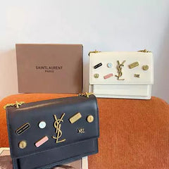 YSL CROSS BODY *YSL* 
*The New Sunset Brooch Badge Premium Sling*
