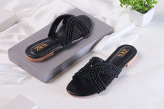 ZARA HAND MADE PEARL-BLACK