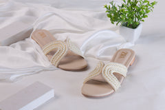 ZARA HAND MADE PEARL-BEIGE