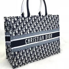 BOOK TOTE BAG - DD WHITE