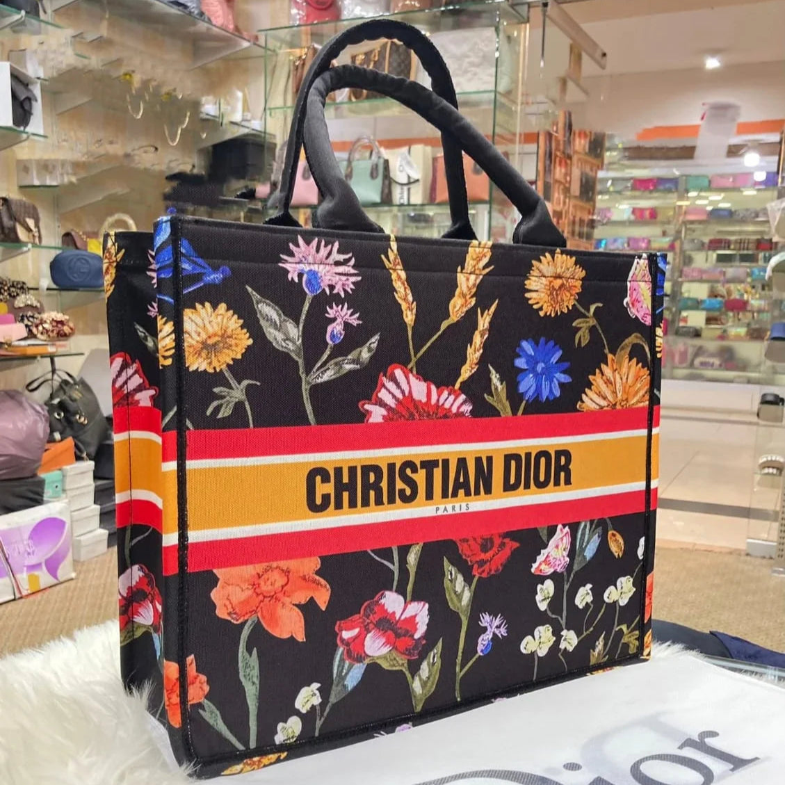 BOOK TOTE BAG - FLOWER