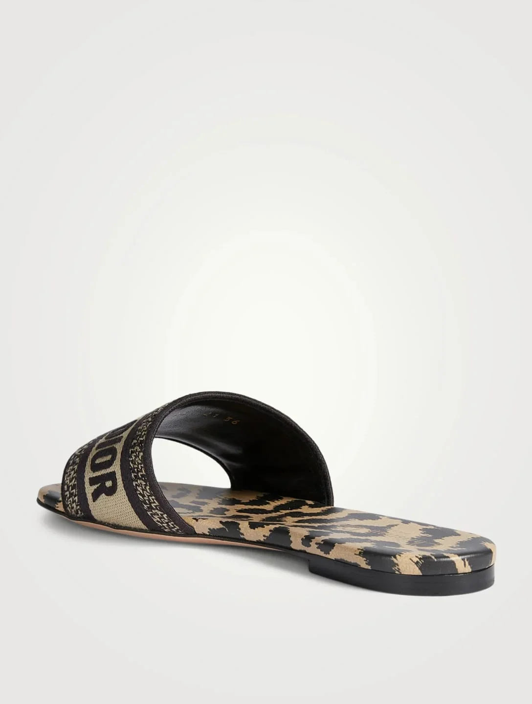 DIOR Dway Slide In Leopard Print