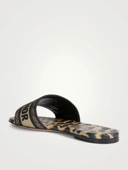 DIOR Dway Slide In Leopard Print