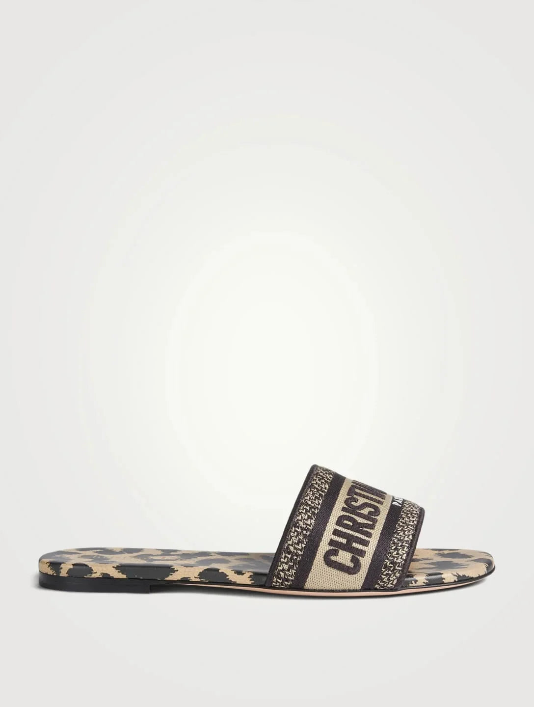 DIOR Dway Slide In Leopard Print