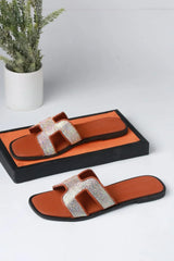 HERMES FANCY STYLISH SLIPPERS