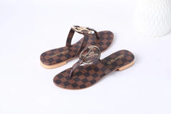 LV MONOGRAM CASUAL FLATS