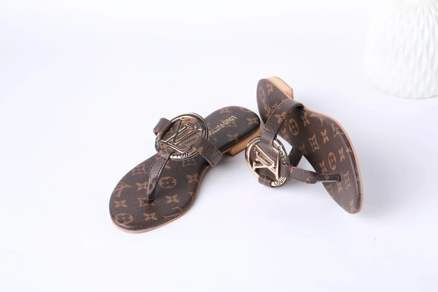 LV MONOGRAM CASUAL FLATS