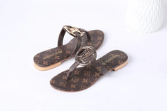 LV MONOGRAM CASUAL FLATS