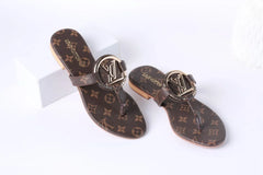 LV MONOGRAM CASUAL FLATS