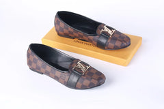 LV MONOGRAM FLAT SHOES
