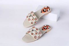LV CASUAL SLIDES - BEIGE