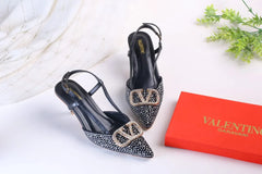 VLOGO SIGNATURE PUMPS - BLACK (SILVER)
