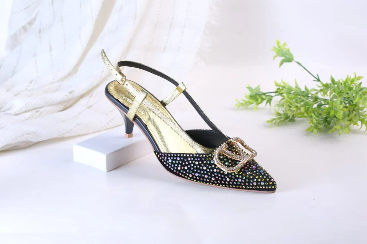 VLOGO SIGNATURE PUMPS - BLACK (MULTI)