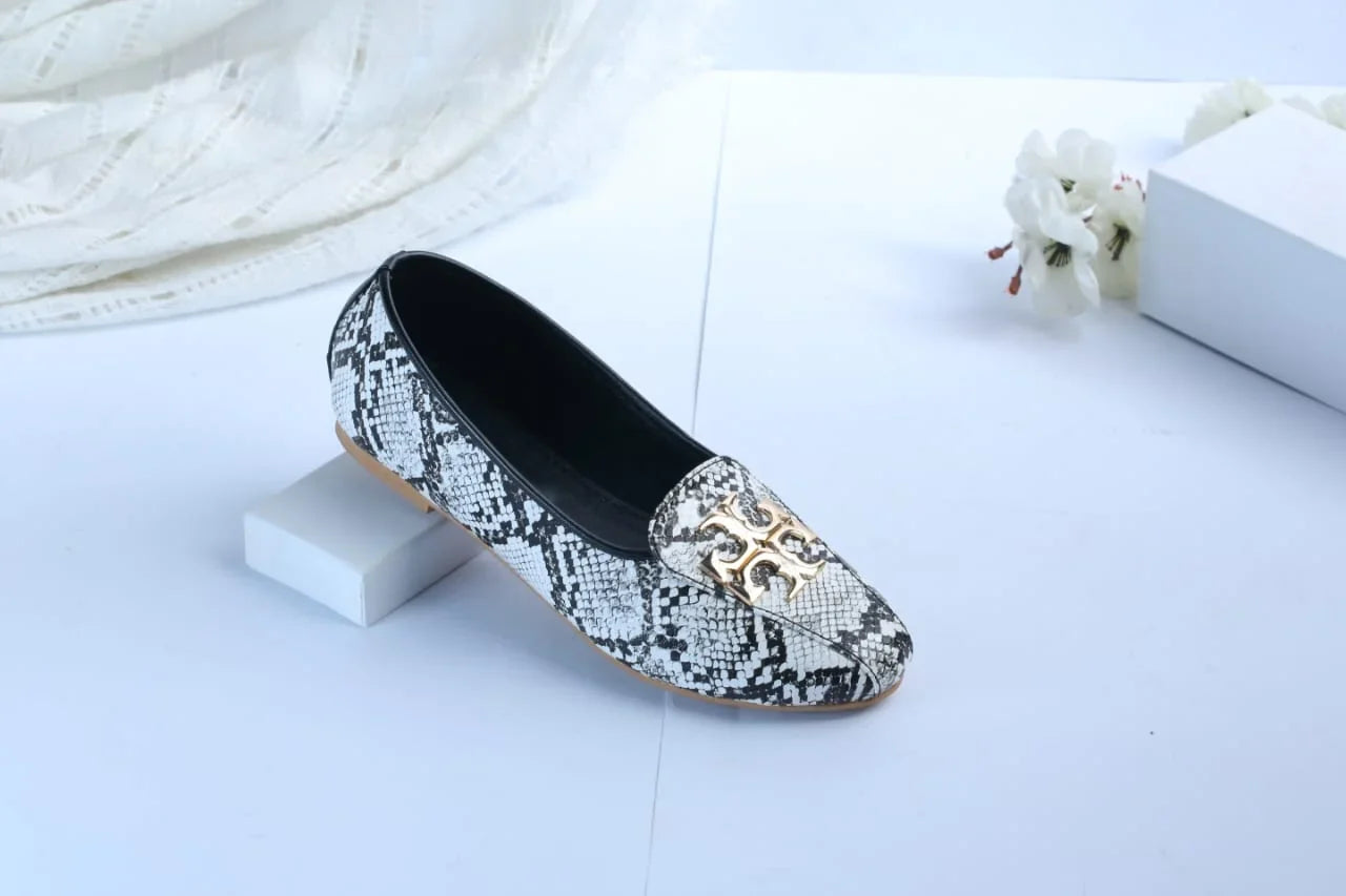 TB ELEANOR PUMPS - SNAKE