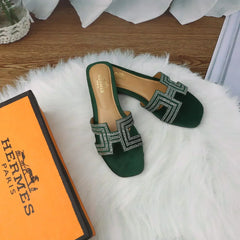 HERMES ORAN SANDAL - GREEN