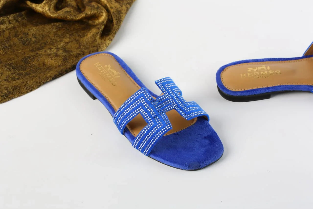 HERMES ORAN SANDAL - BLUE