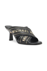 MK WOMEN'S GIDEON LOGO TAPE MULE - BLACK