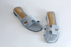 HERMES ORAN SANDAL - GREY