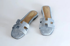 HERMES ORAN SANDAL - GREY