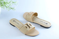 TORY ELEANOR SLIDES - BEIGE