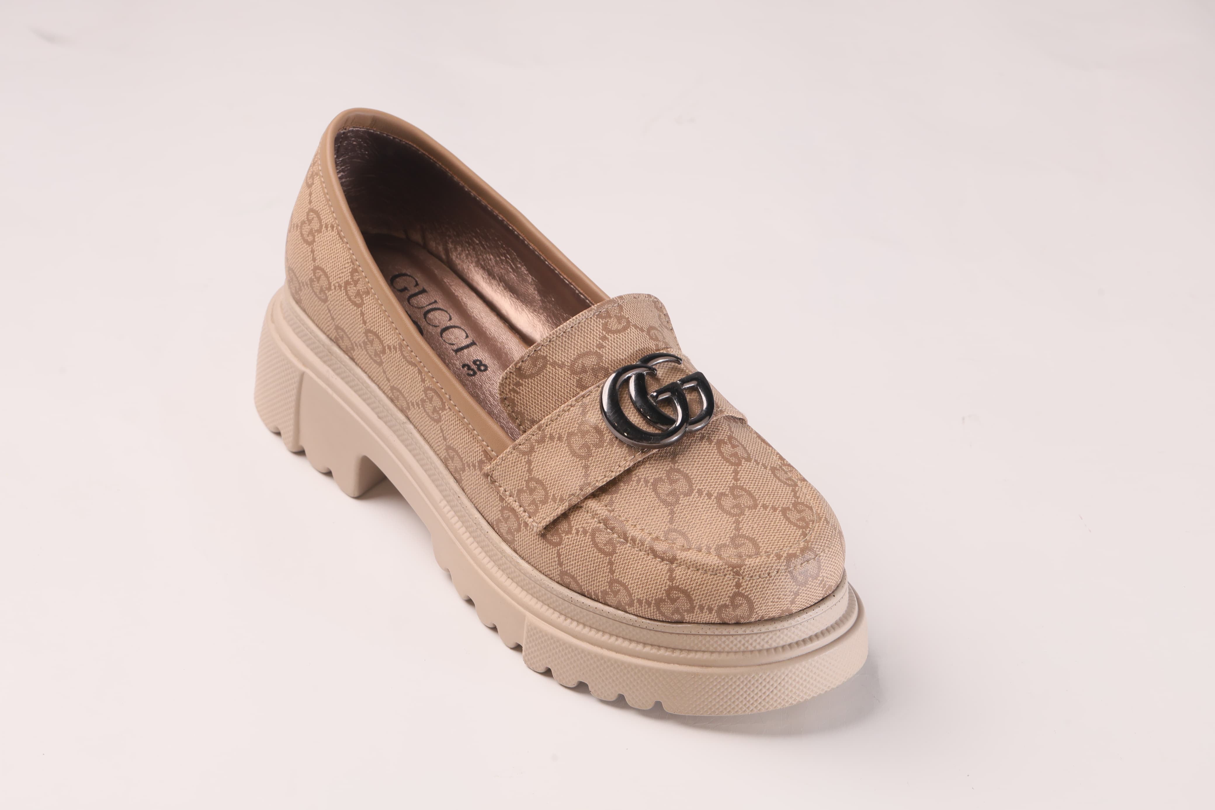 GUCCI SHOES FOR WOMEN'S - COFFEE