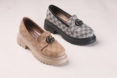 GUCCI SHOES FOR WOMEN'S - COFFEE