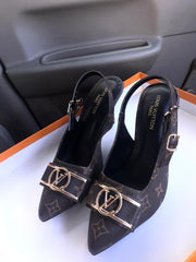 LOUIS VUITTON Slingback Heels - Flower