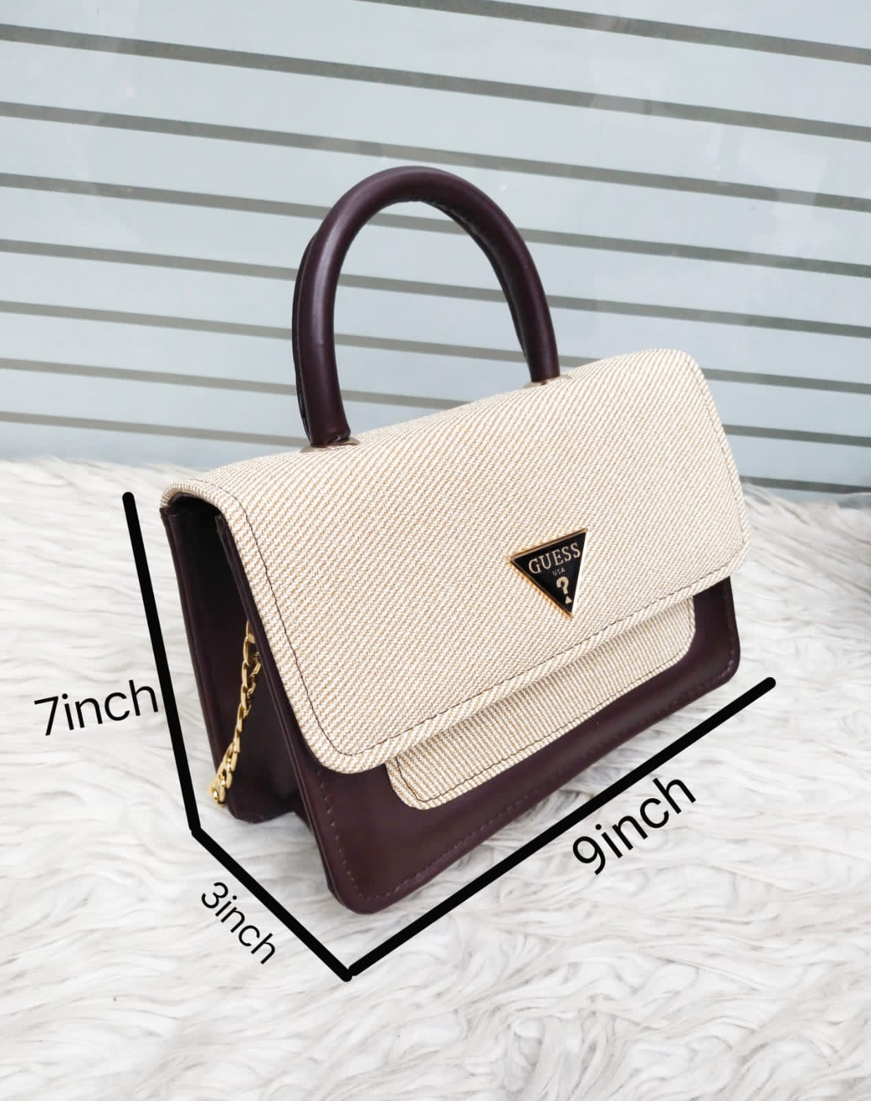 GUESS SHOULDER BAG - Brown