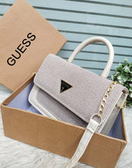 GUESS SHOULDER BAG - WHITE