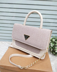 GUESS SHOULDER BAG - WHITE