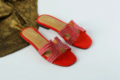 HERMES ORAN SANDAL - MAROON