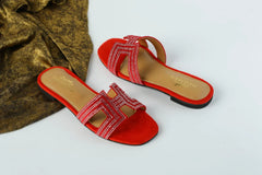 HERMES ORAN SANDAL - MAROON