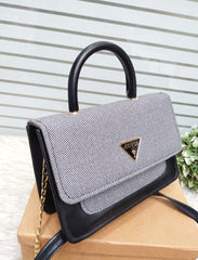 GUESS SHOULDER BAG - BLACK