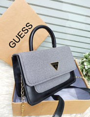 GUESS SHOULDER BAG - BLACK